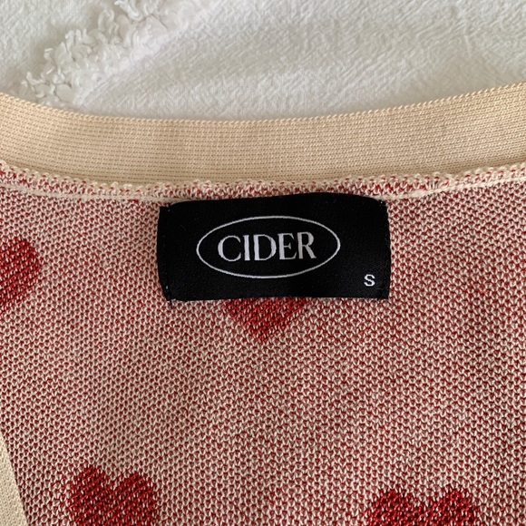 Adorable Heart Ruffle Cardigan - Picture 2 of 5